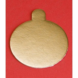 Podložka papír zlatá minidezert prům.10 cm (kulatá) 10 ks