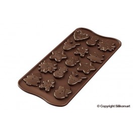 Forma na čokoládu - Xmas Buttons