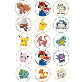 Pokémon č.6 - tisk na jedlý papír 