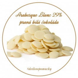 Arabesque Blanc 29% Belgická čokoláda 500g