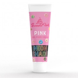 Pink gelová barva neonový efekt 30 g