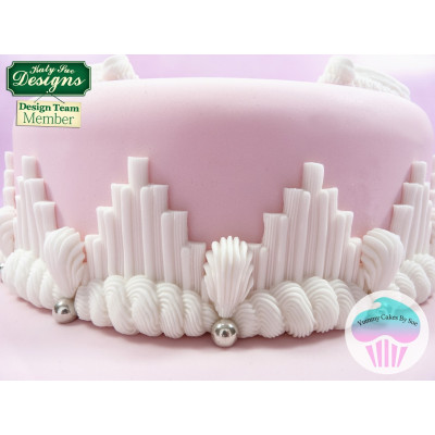 Serrated Vs - Katy Sue silikonová forma 