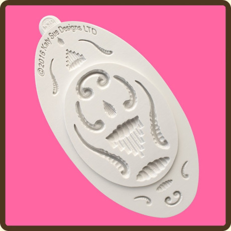 Mini And Micro Border Set - Katy Sue silikonová forma 