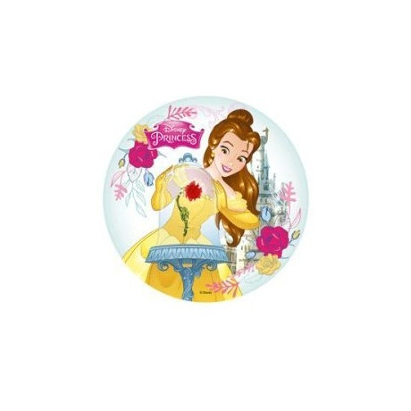 Kráska a zvíře s květinou jedlý papír 