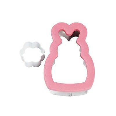 Vykrajovátka - Zajíček a kytička (2 ks)