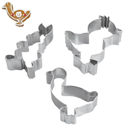 Vykrajovačka nerez VELIKONOCE II. 3 ks