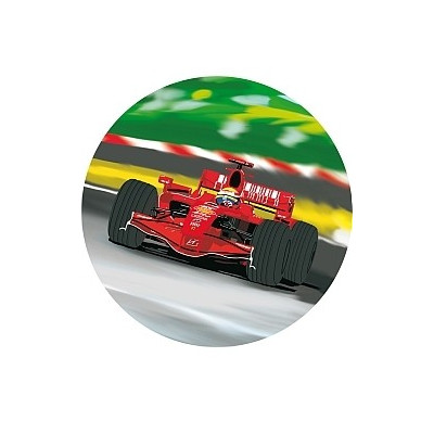 Formule červená -  jedlý papír