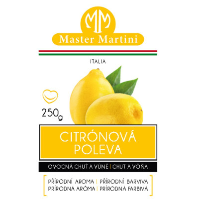 Citronová poleva Master Martini 250g