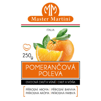 Pomerančová poleva Master Martini 250g