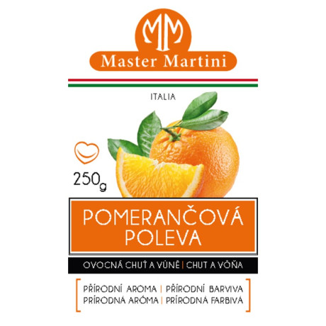 Pomerančová poleva Master Martini 250g