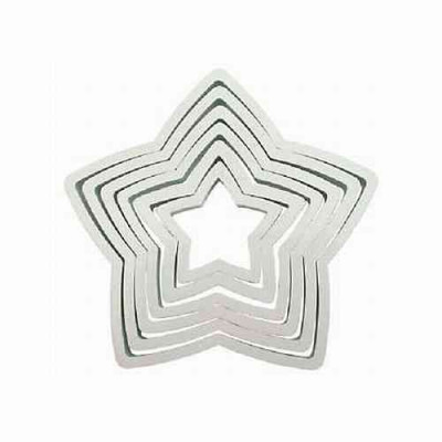 Vykrajovátka hvězdy 6 ks