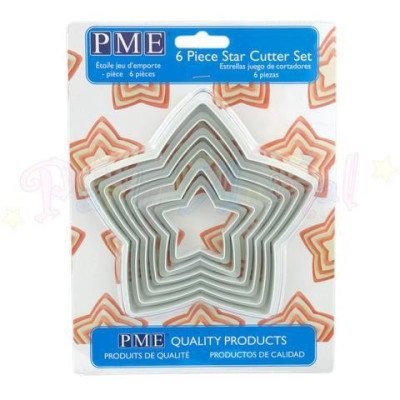 Vykrajovátka hvězdy 6 ks
