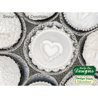 Nápis LOVE se srdíčkem silikonová forma Katy Sue