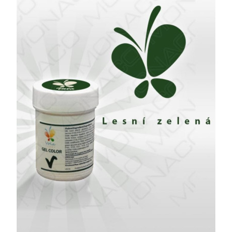 Gelová barva (lesní zelená) 30 g