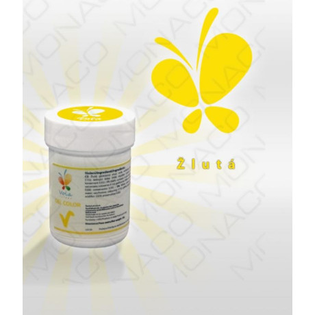 Gelová barva (žlutá) 30 g