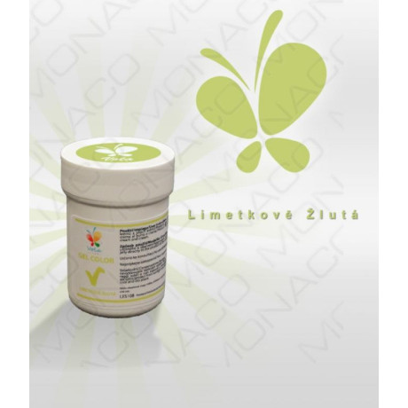 Gelová barva (limetková) 30 g