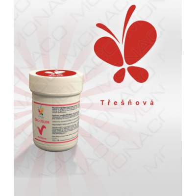 Gelová barva (třešňová) 30 g