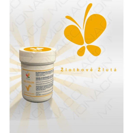 Gelová barva (žloutkově žlutá) 30 g