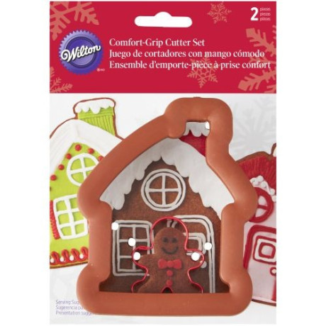 Vykrajovátka - Domeček a panáček (2 ks)