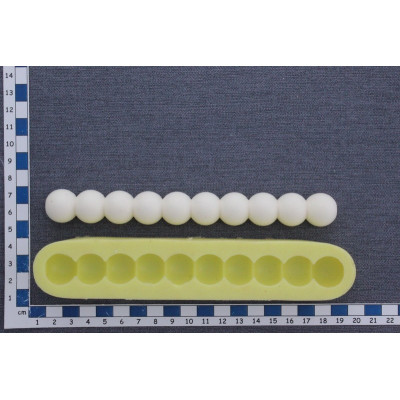 Velké perly - OB silikonová forma