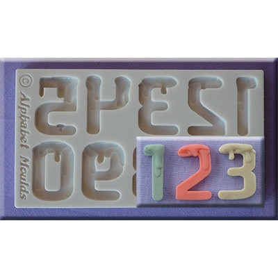 Slzící čísla silikonová forma
