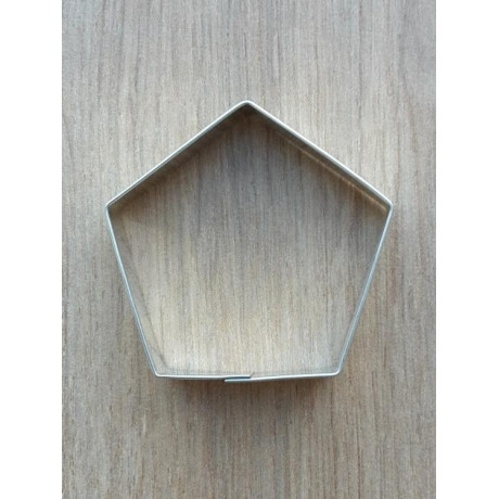 Pětiuhelník kovová vykrajovačka