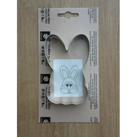 Hlava zajíce kovová vykrajovačka