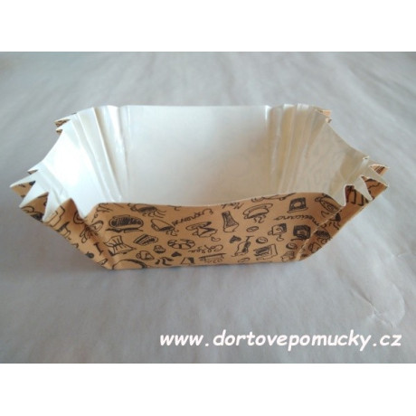 Papírová forma na pečení coffee 3 ks
