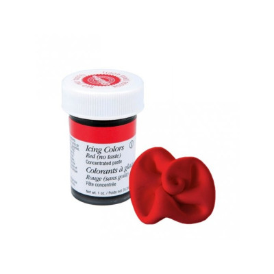 Red - No Taste Wilton gelová barva