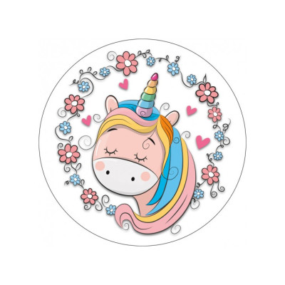 Jednorožec jedlý papír č.1