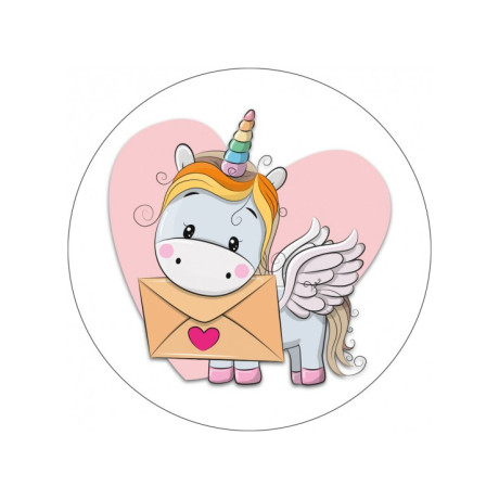 Jednorožec jedlý papír č.4