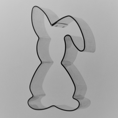 Zajíc na hrníček - kovová vykrajovačka