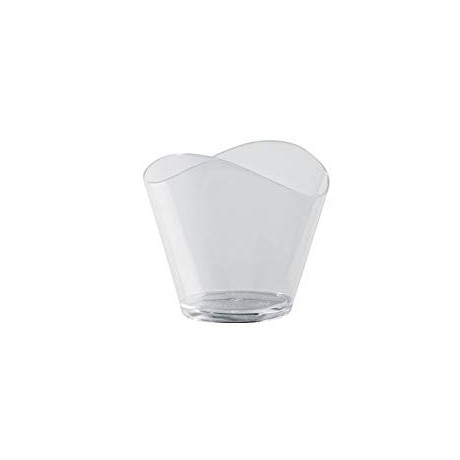 Plastové kelímky čiré oválné 120 ml – dezerty a porce
