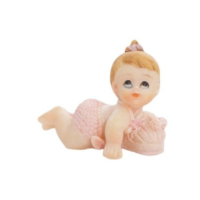 Figurka holčička na bříšku