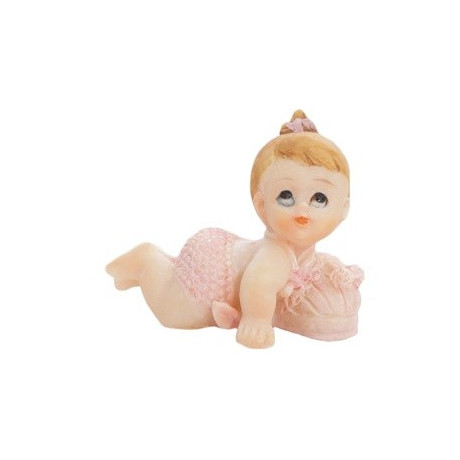 Figurka holčička na bříšku