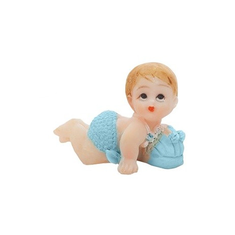 Figurka chlapeček na bříšku