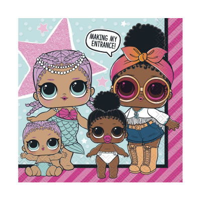 Ubrousky L.O.L. Surprise 16,5x16,5 cm 16 ks