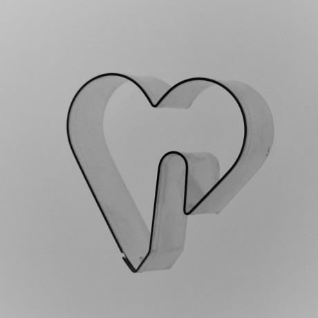 Srdce na hrníček - kovová vykrajovačka