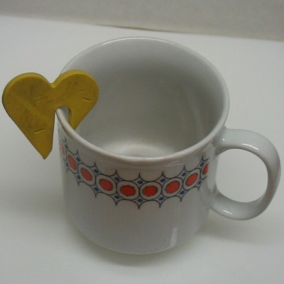 Srdce na hrníček - kovová vykrajovačka