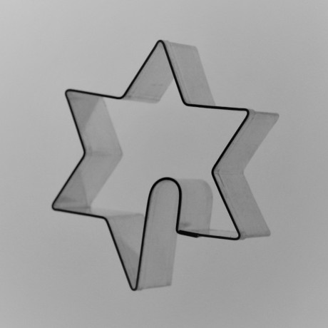 Hvězda na hrníček - kovová vykrajovačka