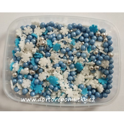 Cukrový mix (modro-bílý) 40 g