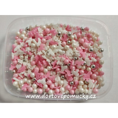 Cukrový mix (růžovo-bílý) 40 g