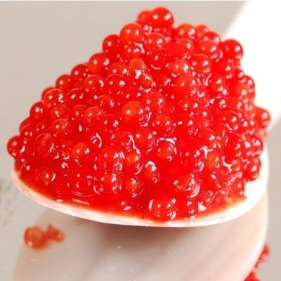 Alginátové kuličky červené – dekorace na dorty | dortovepomucky.cz