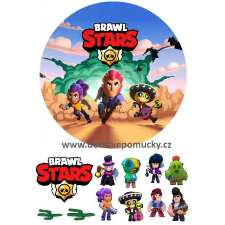 Brawl Stars č.2 jedlý papír 