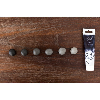 Gelová barva Fractal - Black (30 g)