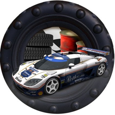 Závodní auto 1 - jedlý papír 