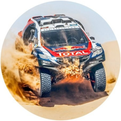 Auto Dakar - jedlý papír