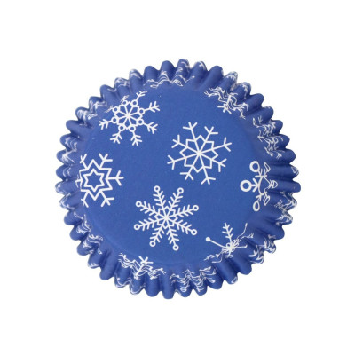 Košíčky 50 x 30 mm (30 ks ) - Sněhová vločka