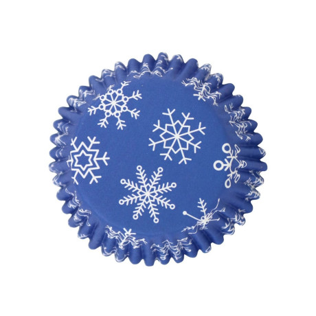 Košíčky 50 x 30 mm (30 ks ) - Sněhová vločka