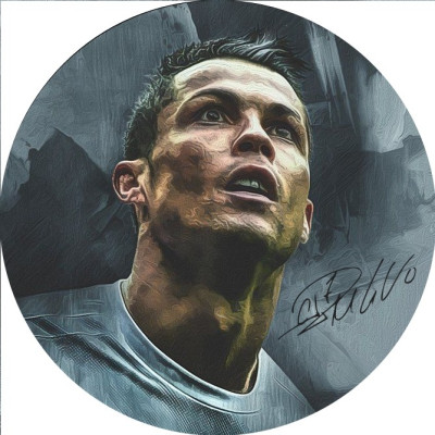 Ronaldo č.2 jedlý papír 20 cm 